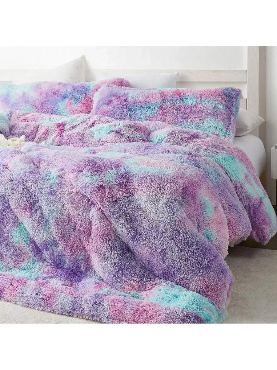 Комплект одеял Oversized Unicorn Dreamz Starburst Rainbow Purple, Twin XL Coma Inducer, Starburst — изображение 2 из 4
