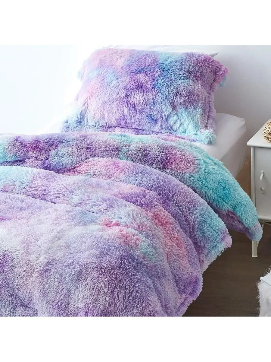 Комплект одеял Oversized Unicorn Dreamz Starburst Rainbow Purple, Twin XL Coma Inducer, Starburst — изображение 4 из 4