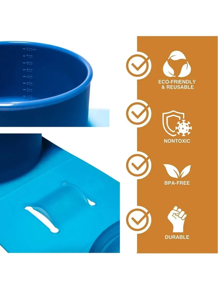 Контейнеры для хранения и разогрева пищи Silipint Go Go Bowls, Deep Pool — изображение 3 из 9