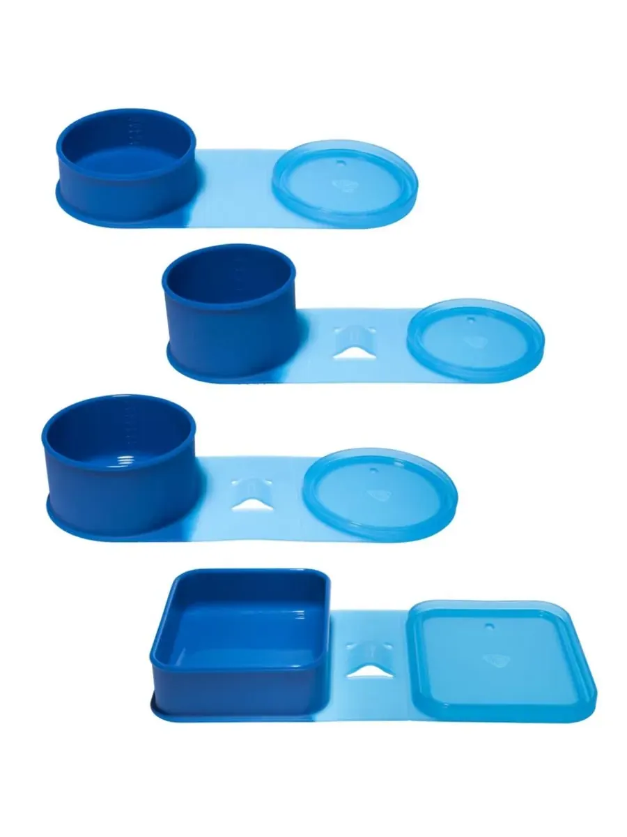 Контейнеры для хранения и разогрева пищи Silipint Go Go Bowls, Deep Pool — изображение 4 из 9