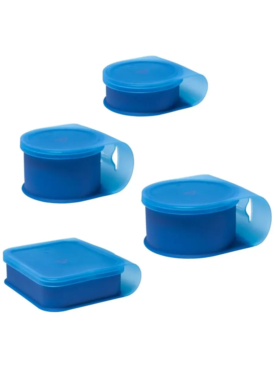 Контейнеры для хранения и разогрева пищи Silipint Go Go Bowls, Deep Pool — изображение 7 из 9