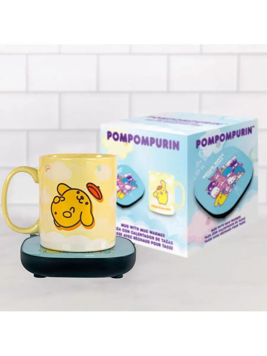 Нагреватель для кружки с кружкой Pompompurin Uncanny Brands, Open Miscellaneous — изображение 2 из 6