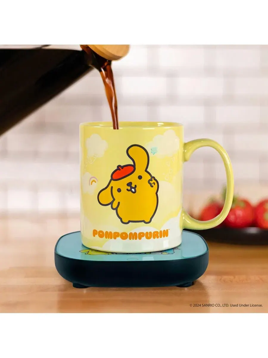 Нагреватель для кружки с кружкой Pompompurin Uncanny Brands, Open Miscellaneous — изображение 4 из 6