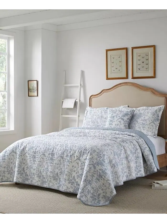 Двустороннее хлопковое одеяло Amberley Laura Ashley — изображение 8 из 12