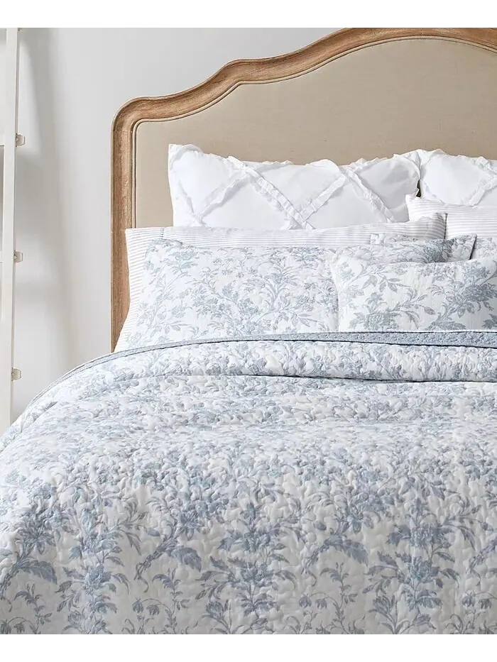 Двустороннее хлопковое одеяло Amberley Laura Ashley — изображение 9 из 12