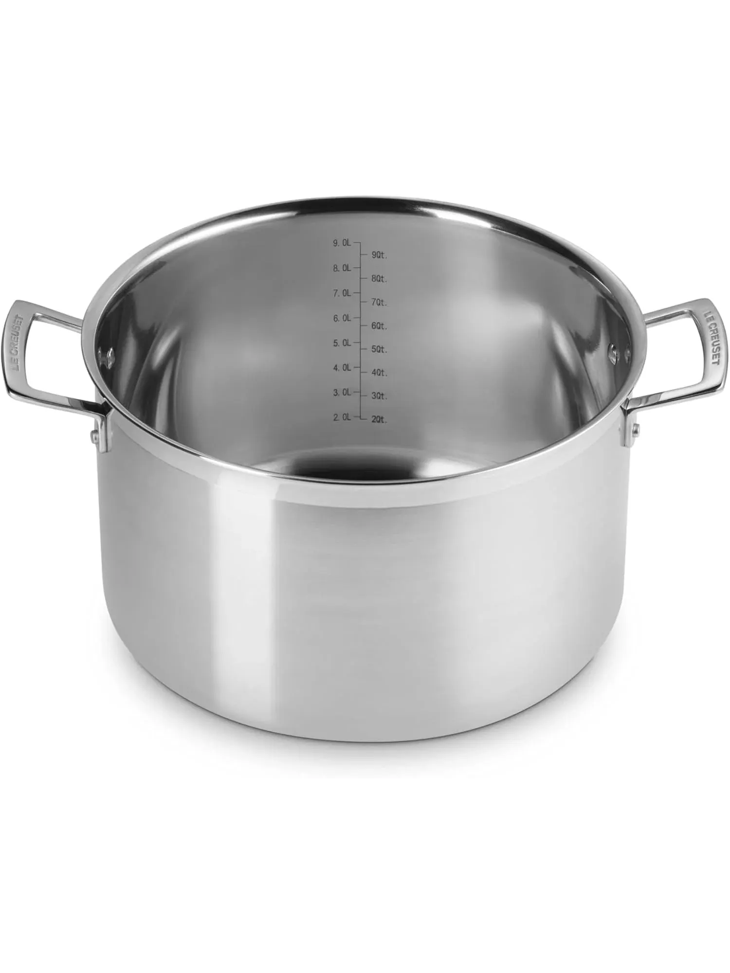 Кастрюля Le Creuset 3-Ply Stainless Steel, 9,5 л, 28 см, нержавеющая сталь — изображение 2 из 7