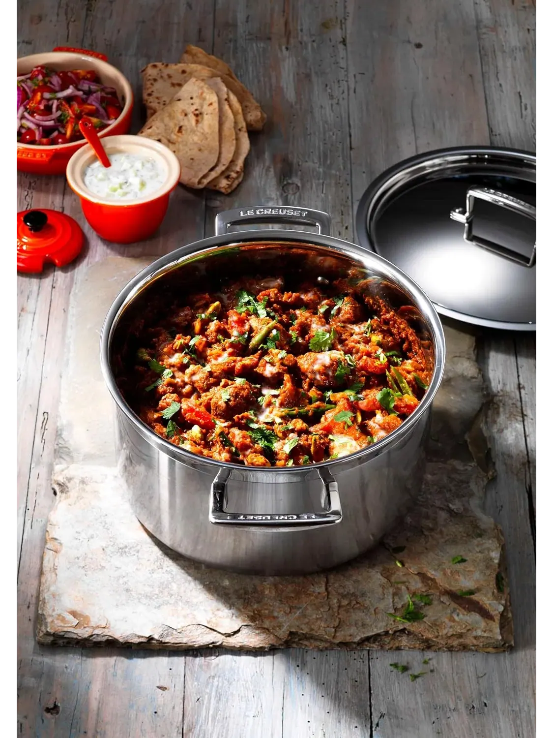 Кастрюля Le Creuset 3-Ply Stainless Steel, 9,5 л, 28 см, нержавеющая сталь — изображение 7 из 7
