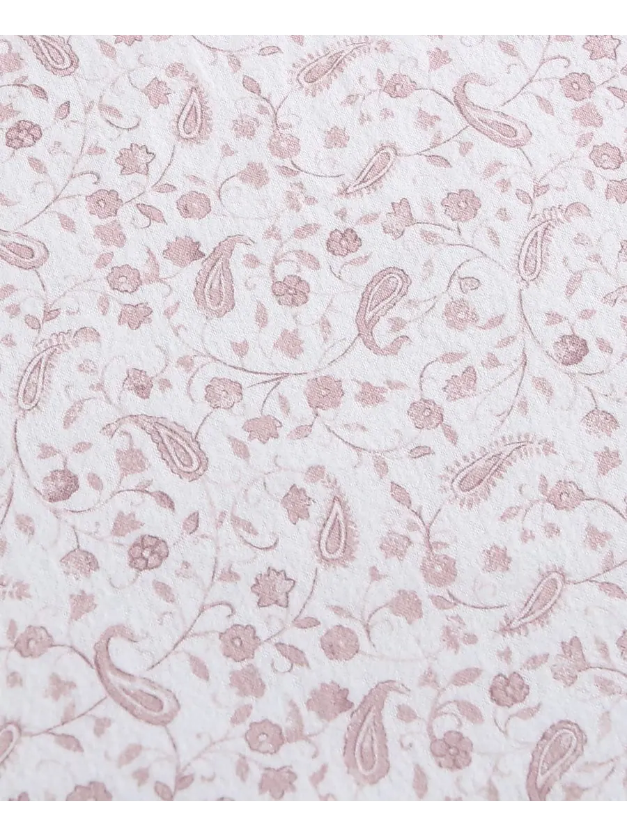 Laura Ashley Комплект постельного белья из хлопковой фланели Paisley Prance, 4 предмета, размер King — изображение 4 из 7