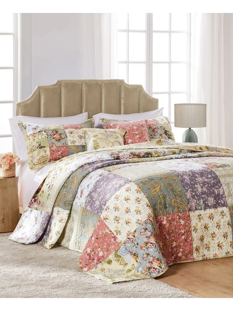 Комплект постельного белья Blooming Prairie Authentic Patchwork из 3 предметов, размер Full