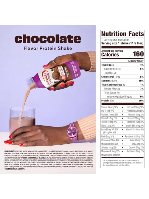 Premier Protein протеиновый коктейль со вкусом шоколада, 30 г белка, 12 шт. — 2