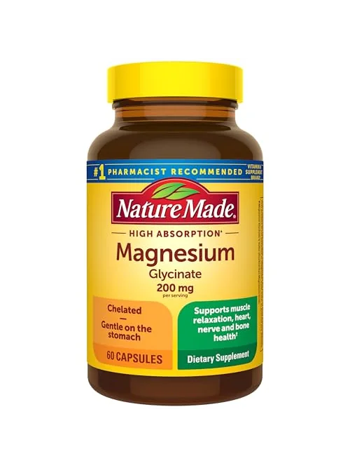 Nature Made Magnesium Glycinate — магний глицинат 200 мг — 1