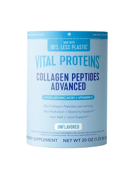 Vital Proteins Коллагеновый порошок Advanced с гиалуроновой кислотой и витамином C