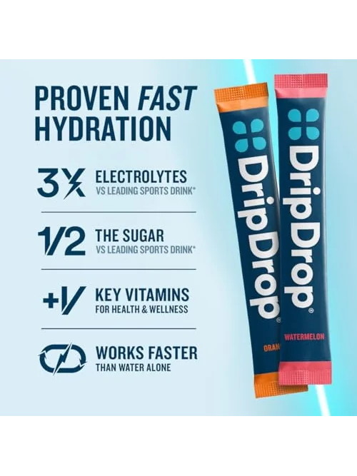 DripDrop электролитный напиток, ассорти вкусов, 32 стика — 2