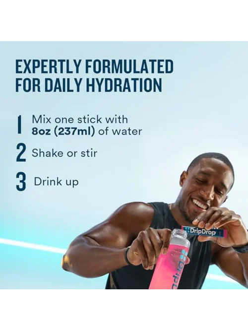 DripDrop электролитный напиток, ассорти вкусов, 32 стика — 6