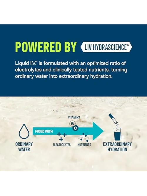 Liquid I.V. Hydration Multiplier + Immune Support — электролитный напиток, мандарин, 14 порций — 3