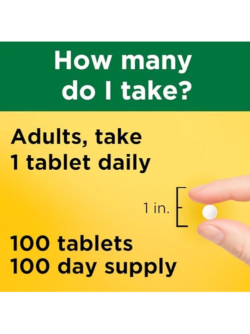 Nature Made Zinc 30 мг, цинк для иммунитета, 100 таблеток — 5