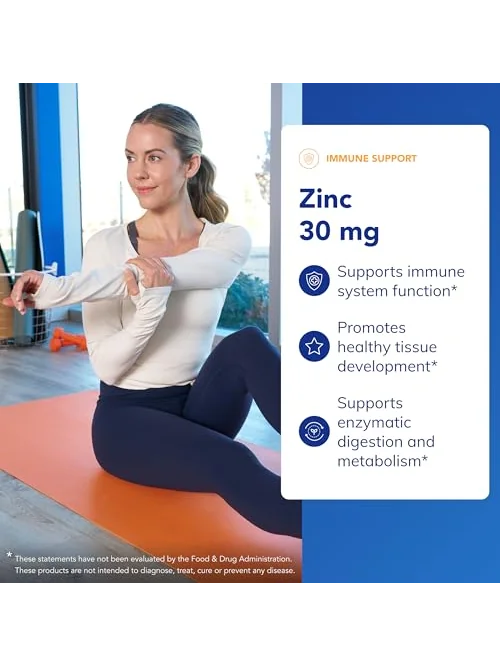 Pure Encapsulations Zinc 30 мг, цинк пиколинат, 60 капсул — 3