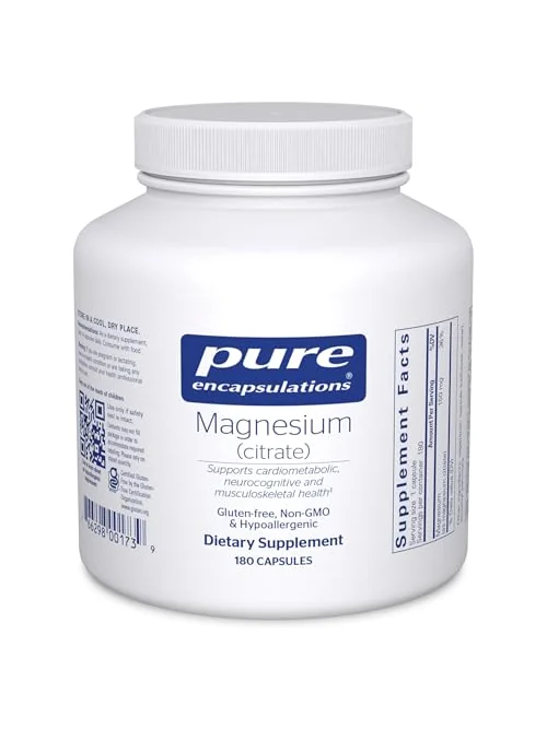 Pure Encapsulations Магний цитрат, 180 капсул — 1