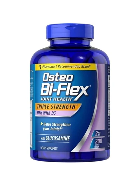Osteo Bi-Flex глюкозамин тройная сила, 200 таблеток