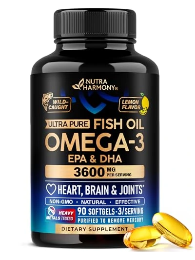 NUTRAHARMONY омега-3 рыбий жир 3600 мг, 90 капсул