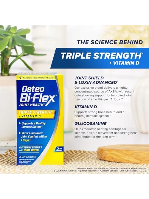 Osteo Bi-Flex Triple Strength с витамином D для суставов, 120 таблеток — 6