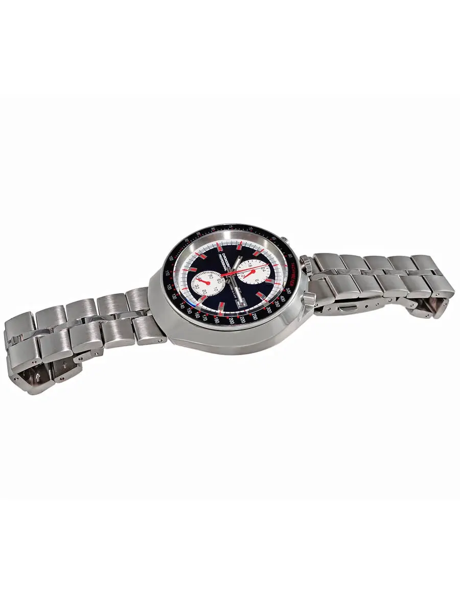Мужские часы Adee Kaye Chronograph Quartz с черным циферблатом AK5562-MBK — изображение 2 из 3, оттенок черный