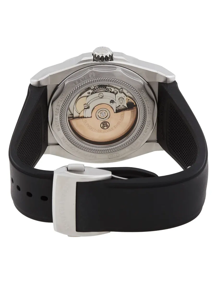 Мужские часы Armand Nicolet JH9 Automatic с голубым циферблатом Aqua Blue A660HAA-ZO-GG4710N — изображение 3 из 3