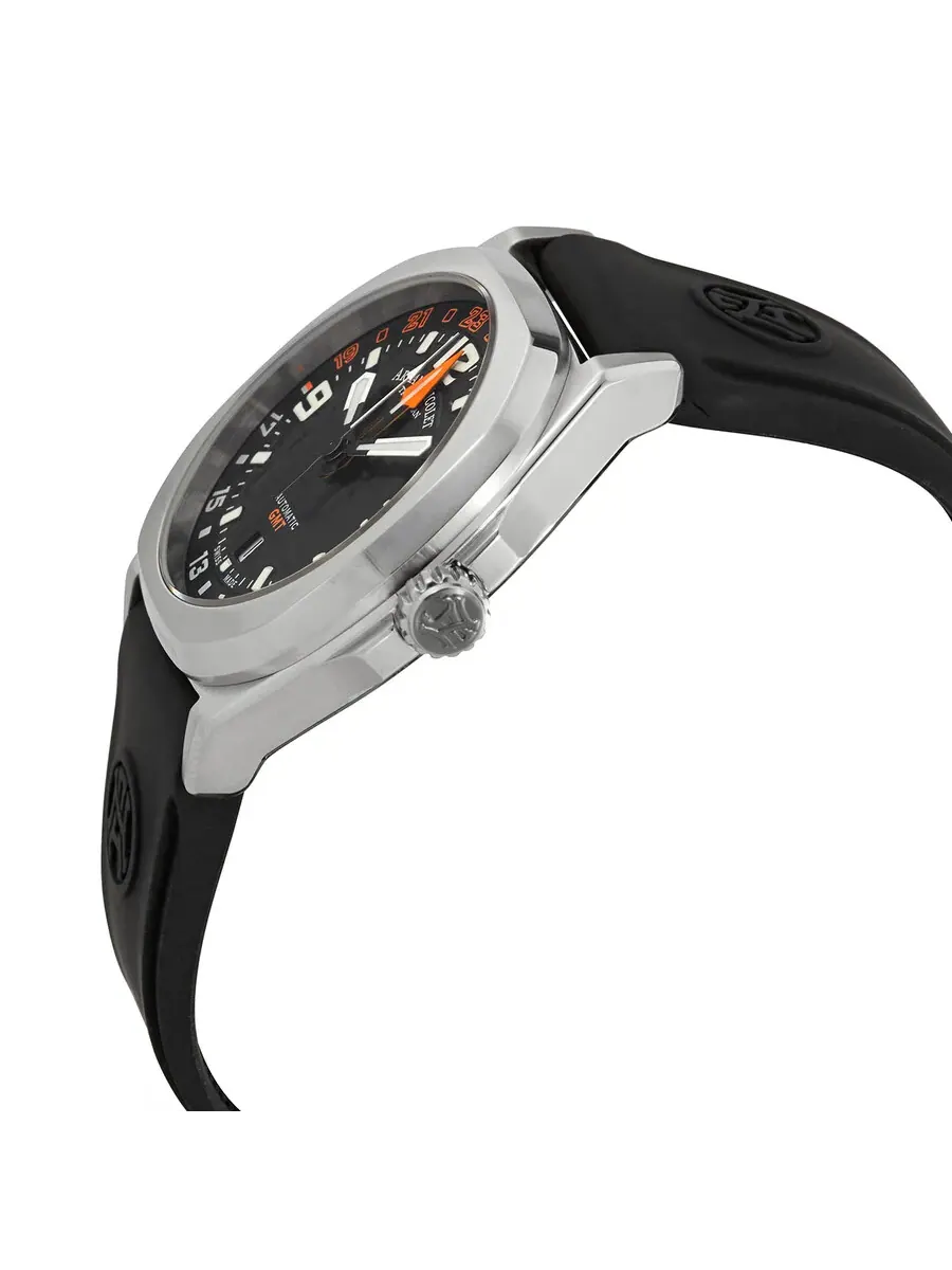 Мужские часы Armand Nicolet JH9 Automatic с черным циферблатом A663HAA-NO-GG4710N — изображение 2 из 3, оттенок серебряный