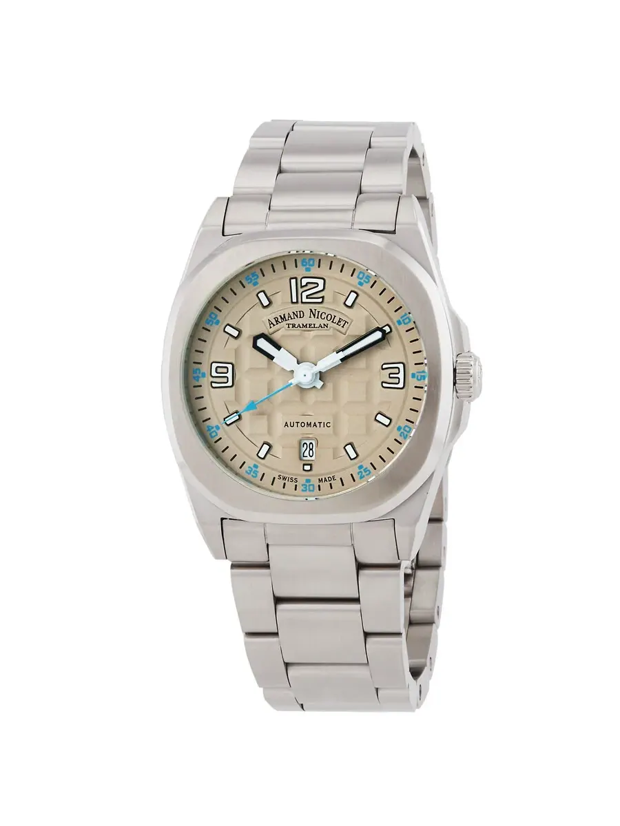 Мужские автоматические часы Armand Nicolet JH9 A660HAA-TZ-MA4670A — серебристый