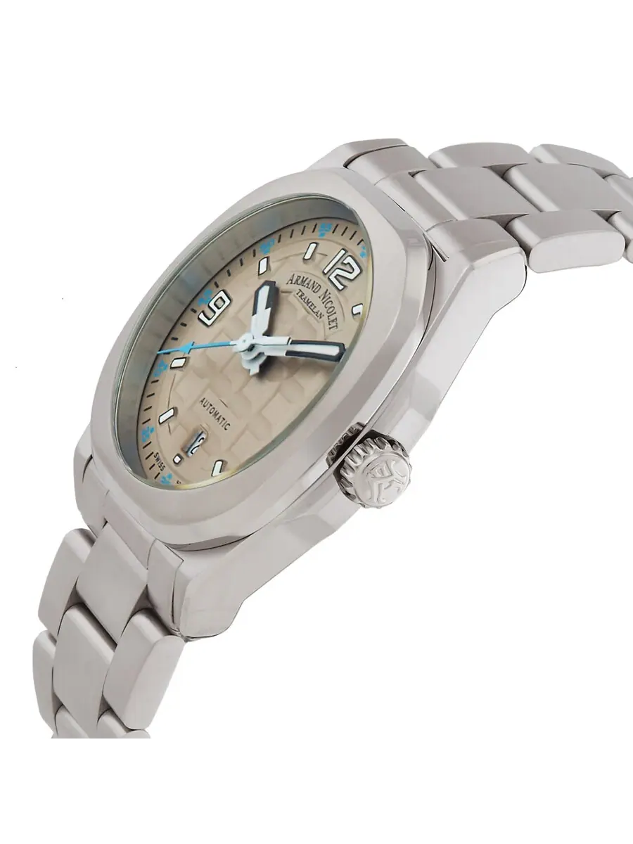 Мужские автоматические часы Armand Nicolet JH9 A660HAA-TZ-MA4670A — изображение 2 из 3, оттенок серебряный