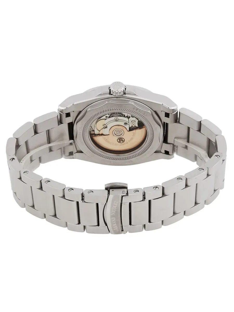 Мужские автоматические часы Armand Nicolet JH9 A660HAA-TZ-MA4670A — изображение 3 из 3, оттенок серебряный