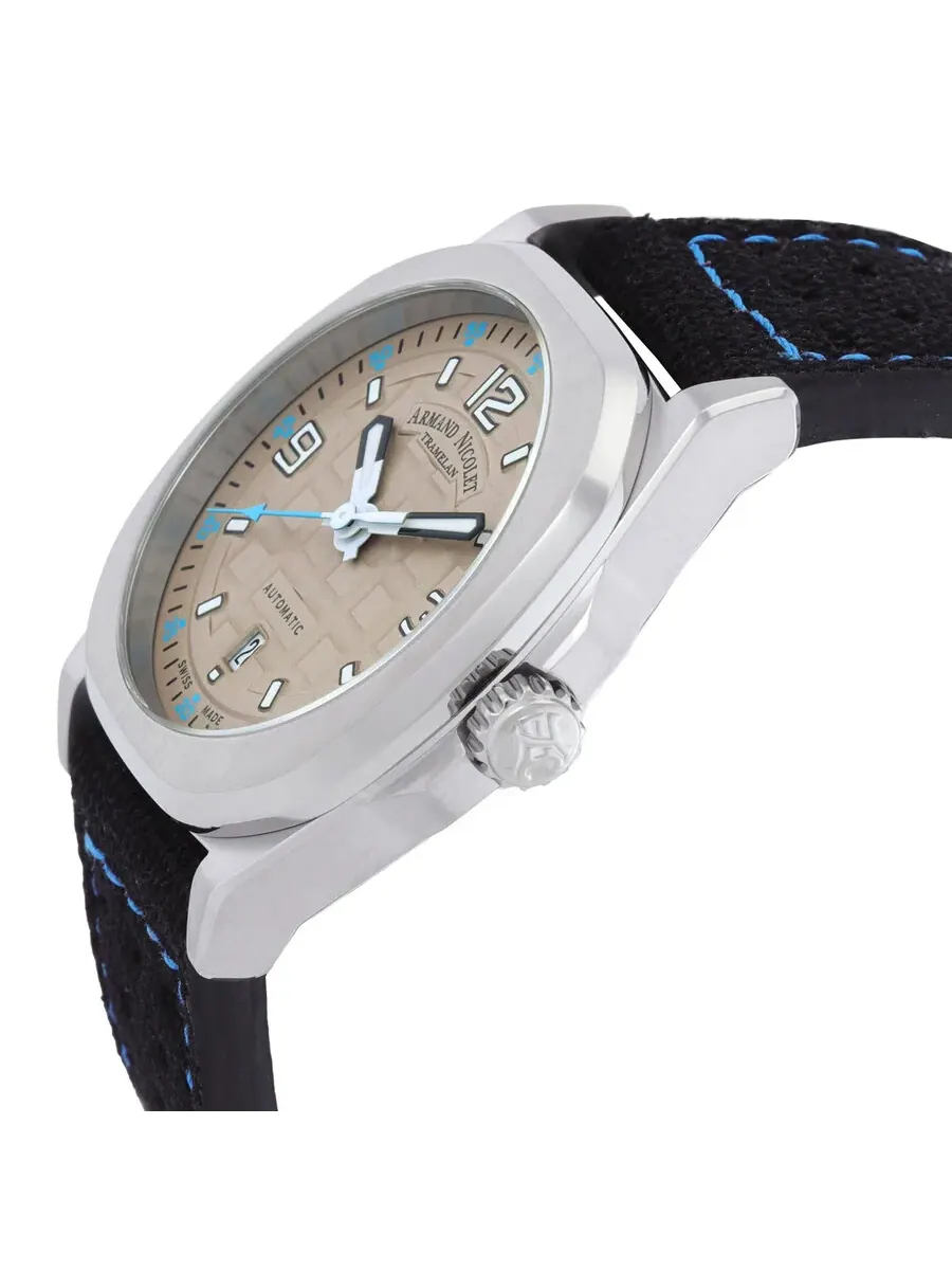 Мужские часы Armand Nicolet JH9 Automatic с серо-голубым циферблатом A660HAA-TZ-P0668NZ8 — изображение 2 из 3