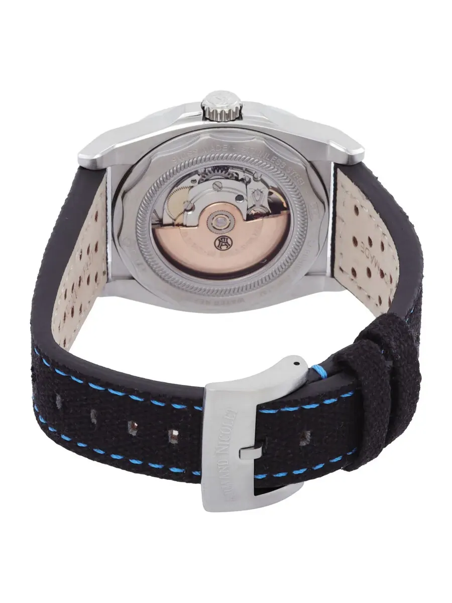 Мужские часы Armand Nicolet JH9 Automatic с серо-голубым циферблатом A660HAA-TZ-P0668NZ8 — изображение 3 из 3