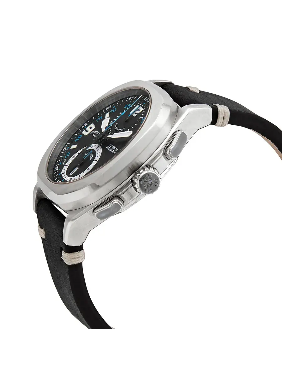 Мужские часы Armand Nicolet JH9 Chronograph Automatic с черным циферблатом A668HAA-NZ-PK4140NR — изображение 2 из 3