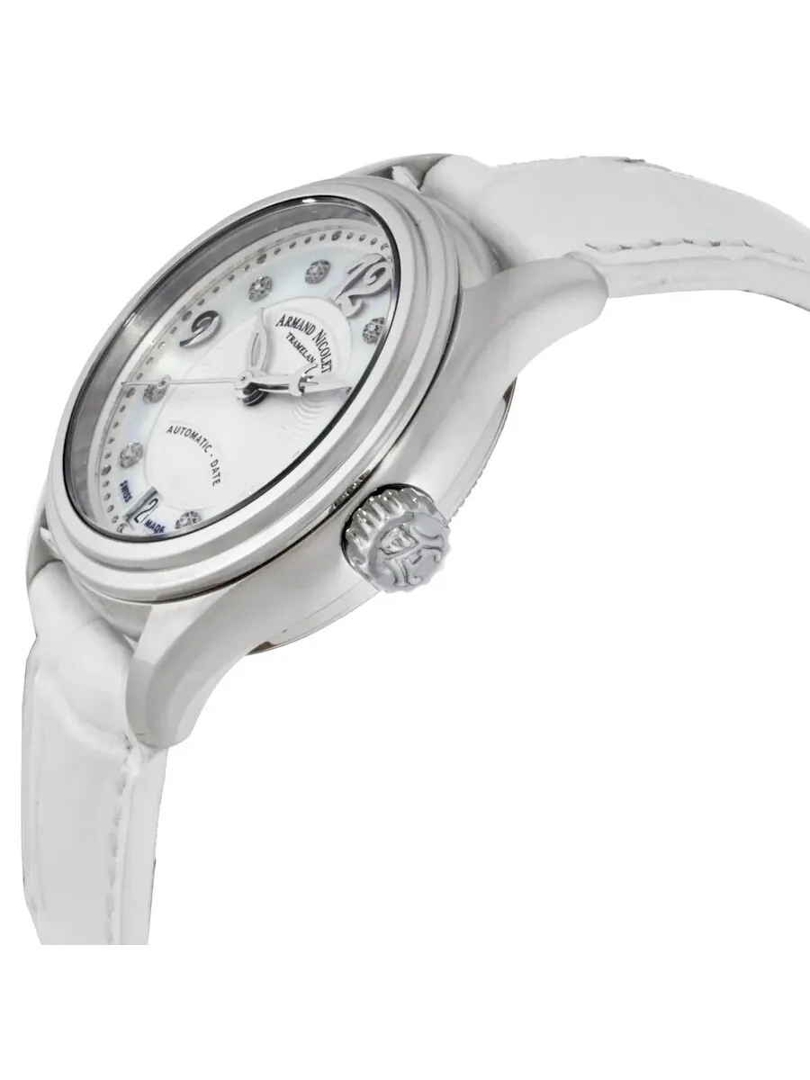Женские автоматические часы Armand Nicolet M03-3 Diamond A151BAA-AN-P882BC8 — изображение 2 из 3, оттенок серебряный
