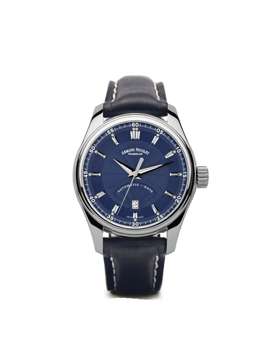 Мужские часы Armand Nicolet MH2 Automatic с синим циферблатом A640A-BU-P140BU2