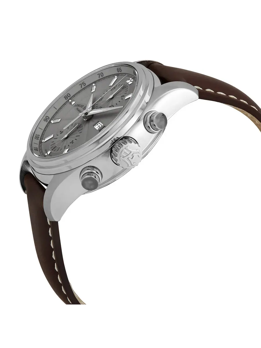 Мужские часы Armand Nicolet MH2 Chronograph Automatic с серым циферблатом A647A-GR-P140MR2 — изображение 2 из 3
