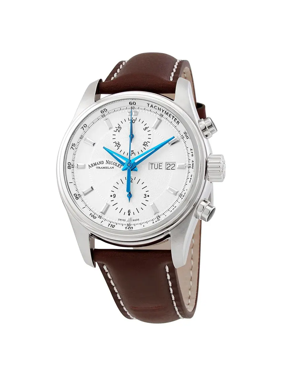 Мужские автоматические часы Armand Nicolet MH2 с серебристым циферблатом, модель A647A-AG-P140MR2