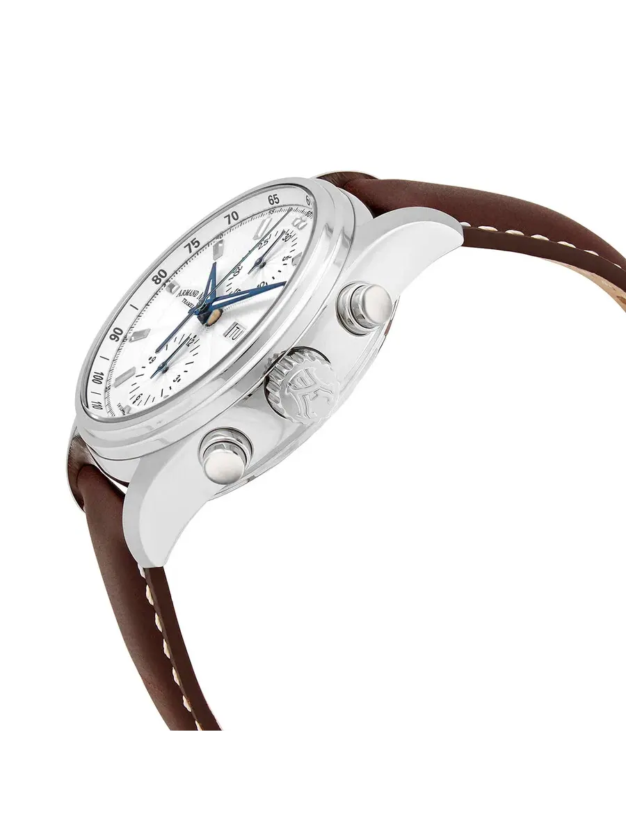 Мужские автоматические часы Armand Nicolet MH2 с серебристым циферблатом, модель A647A-AG-P140MR2 — изображение 2 из 3