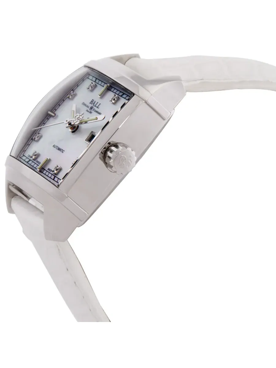 Женские часы Ball Conductor Automatic с белым циферблатом NL1068D-L6J-WH — изображение 2 из 3, оттенок серебряный