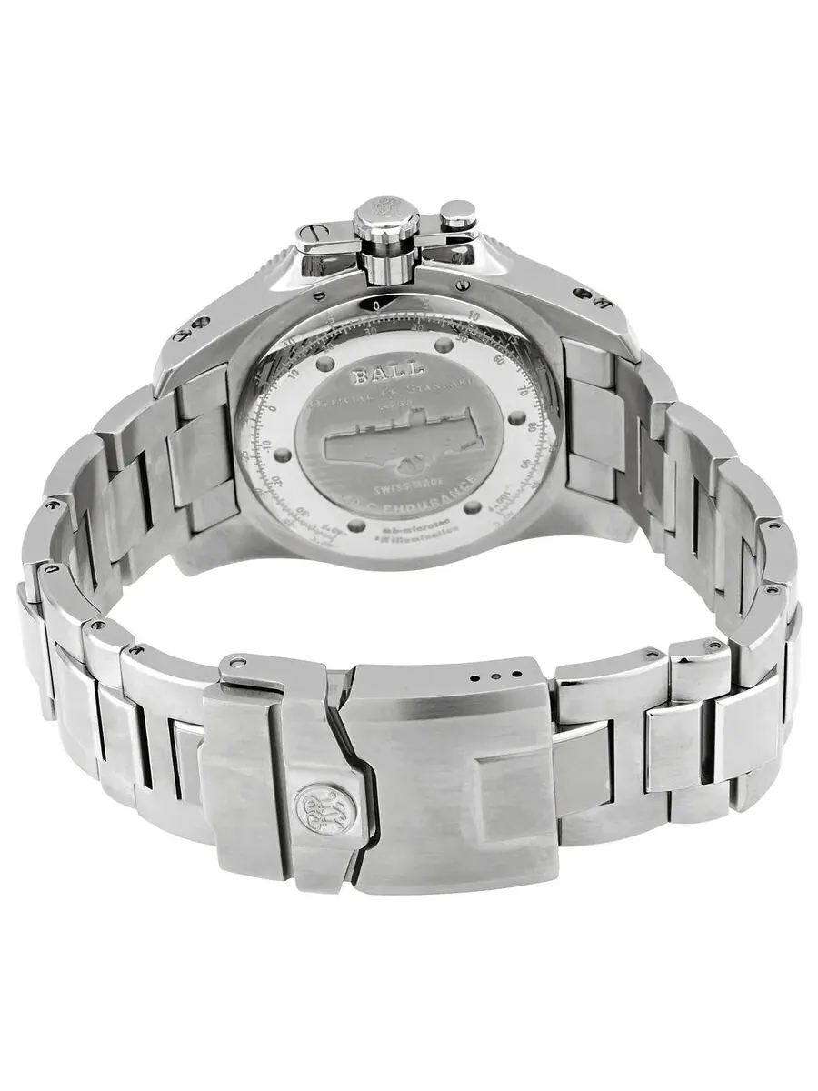 Мужские часы Ball Engineer Hydrocarbon TMTAutomatic черного цвета DT1016A-SAJ-BK — изображение 3 из 3, оттенок серебряный