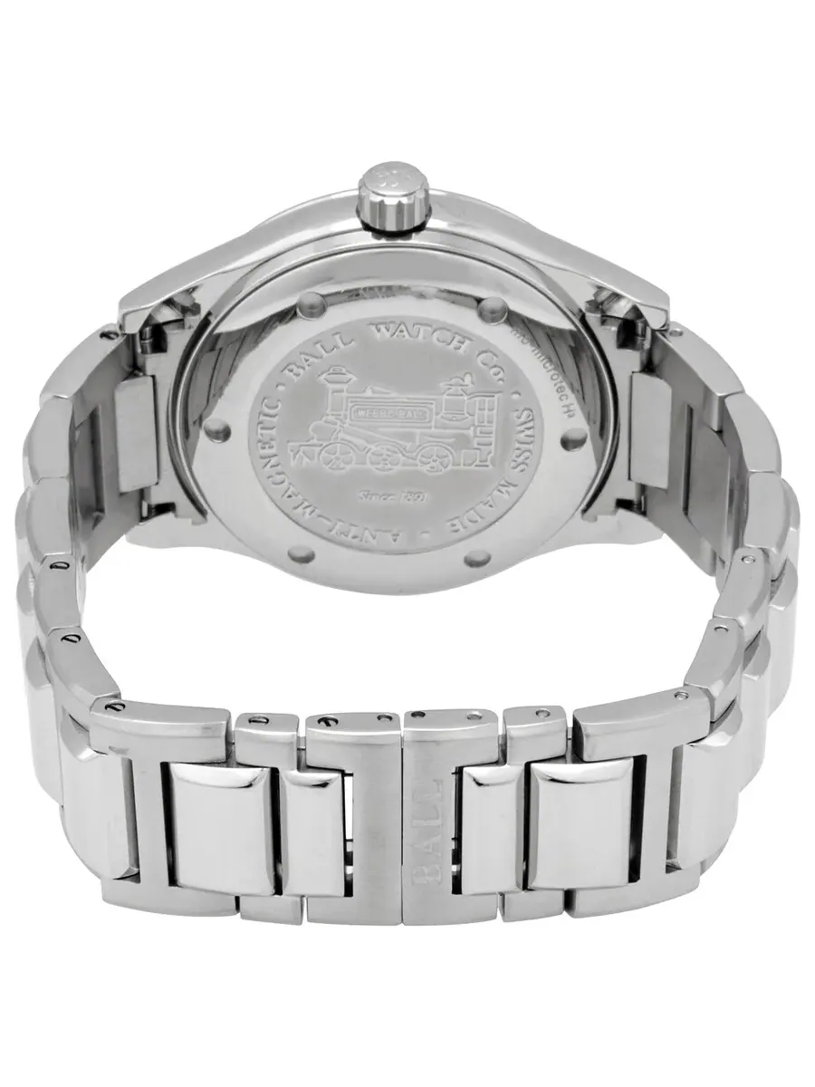 Мужские часы Ball Engineer II Automatic с черным циферблатом NM1020C-S4-BK — изображение 3 из 3, оттенок серебряный