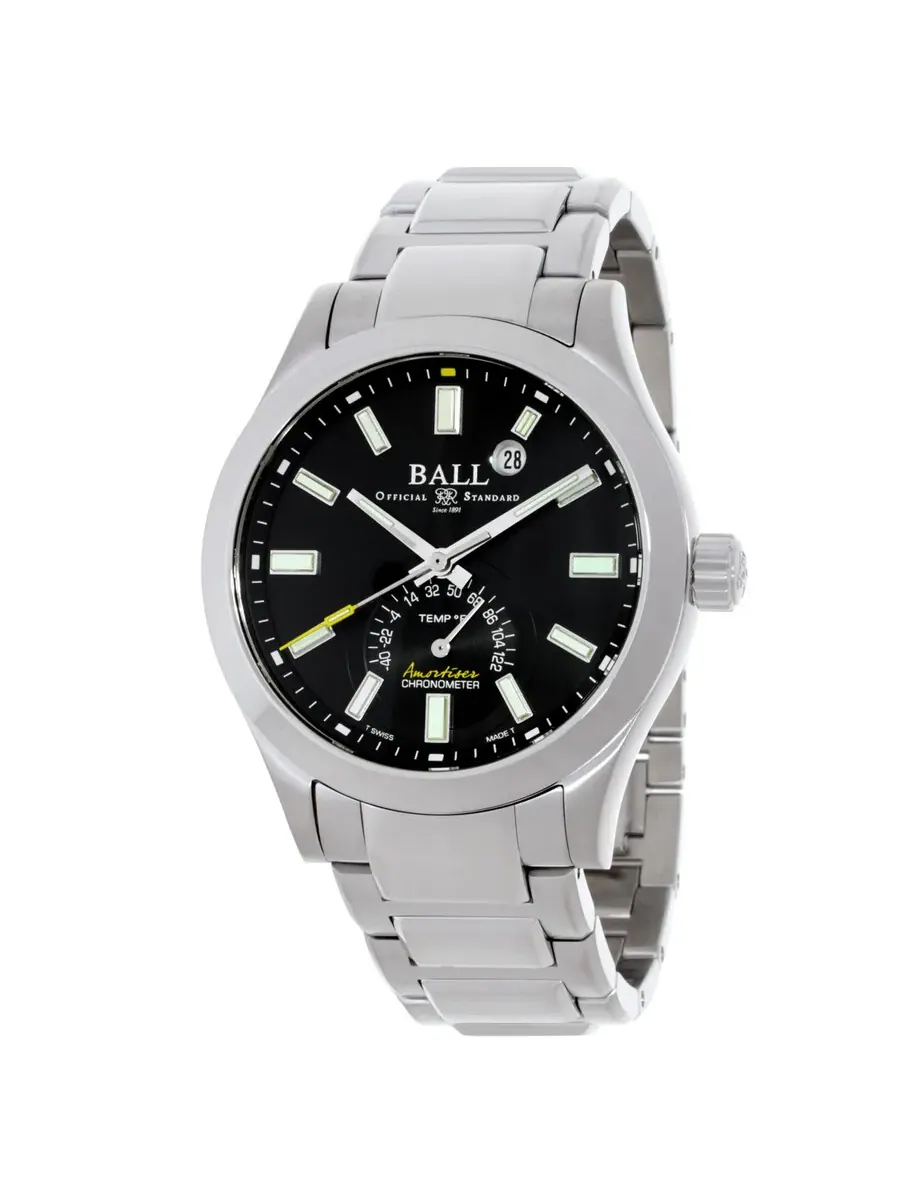 Часы Ball Engineer III Endurance 1917 TMT Automatic с черным циферблатом NT2222C-S1C-BKF — серебристый