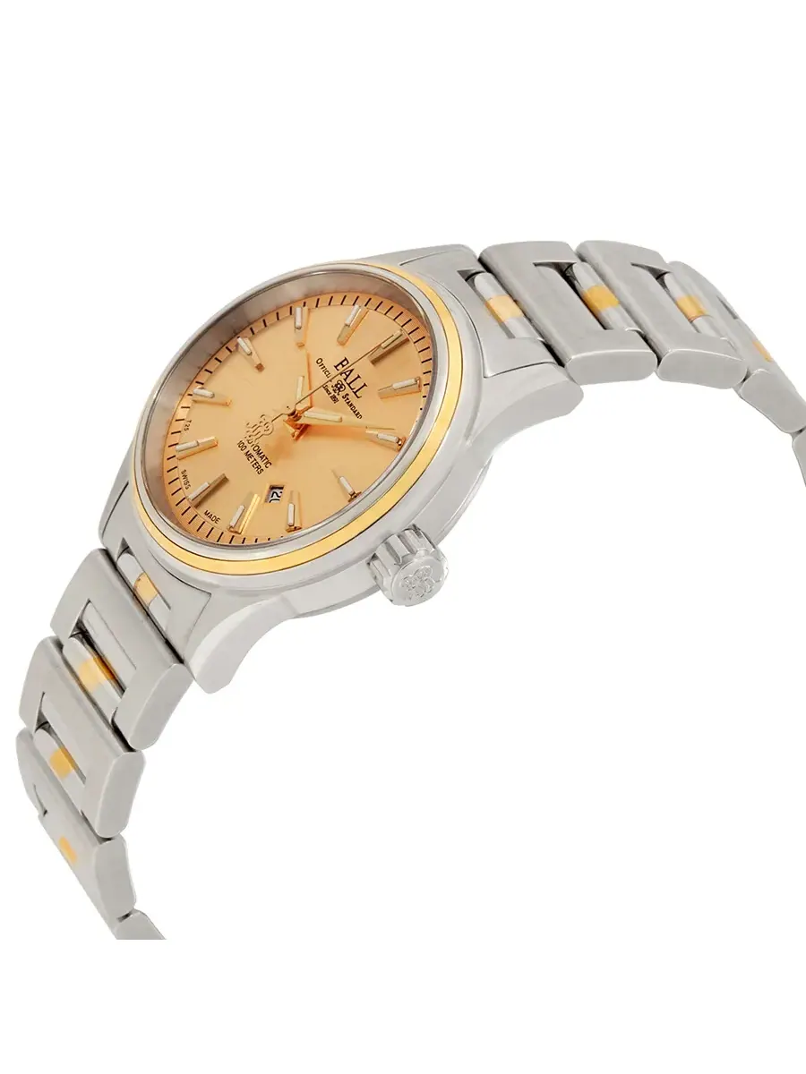 Женские часы Ball Fireman Automatic из нержавеющей стали с желтым золотом 18 карат NL2110C-2T-SJ-GO — изображение 2 из 3