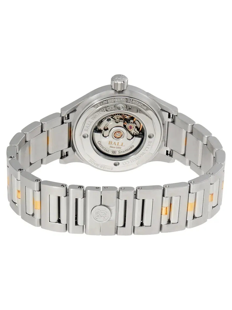 Женские часы Ball Fireman Automatic из нержавеющей стали с желтым золотом 18 карат NL2110C-2T-SJ-GO — изображение 3 из 3