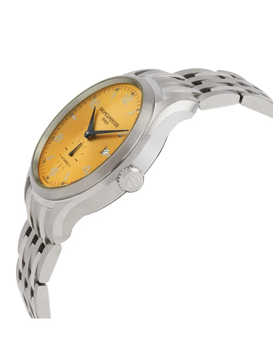 Мужские часы Baume et Mercier Clifton Automatic с шампанским циферблатом M0A10243 — изображение 2 из 3, оттенок серебряный