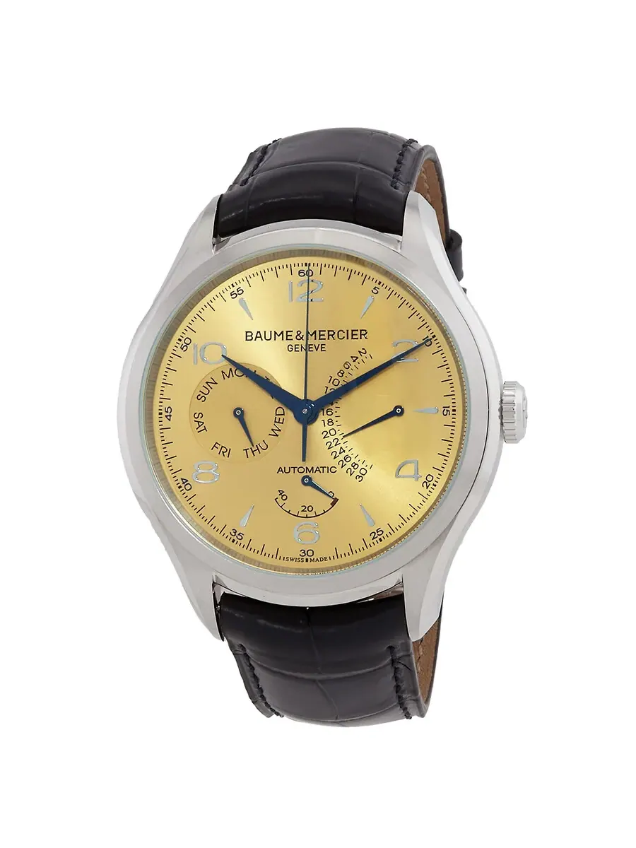 Мужские часы Baume et Mercier Clifton с шампанским циферблатом M0A10189