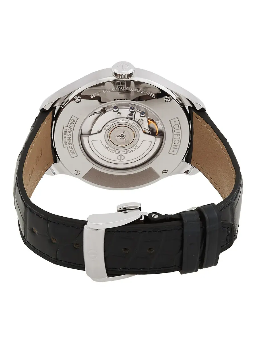 Мужские часы Baume et Mercier Clifton с шампанским циферблатом M0A10189 — изображение 3 из 3, оттенок серебряный