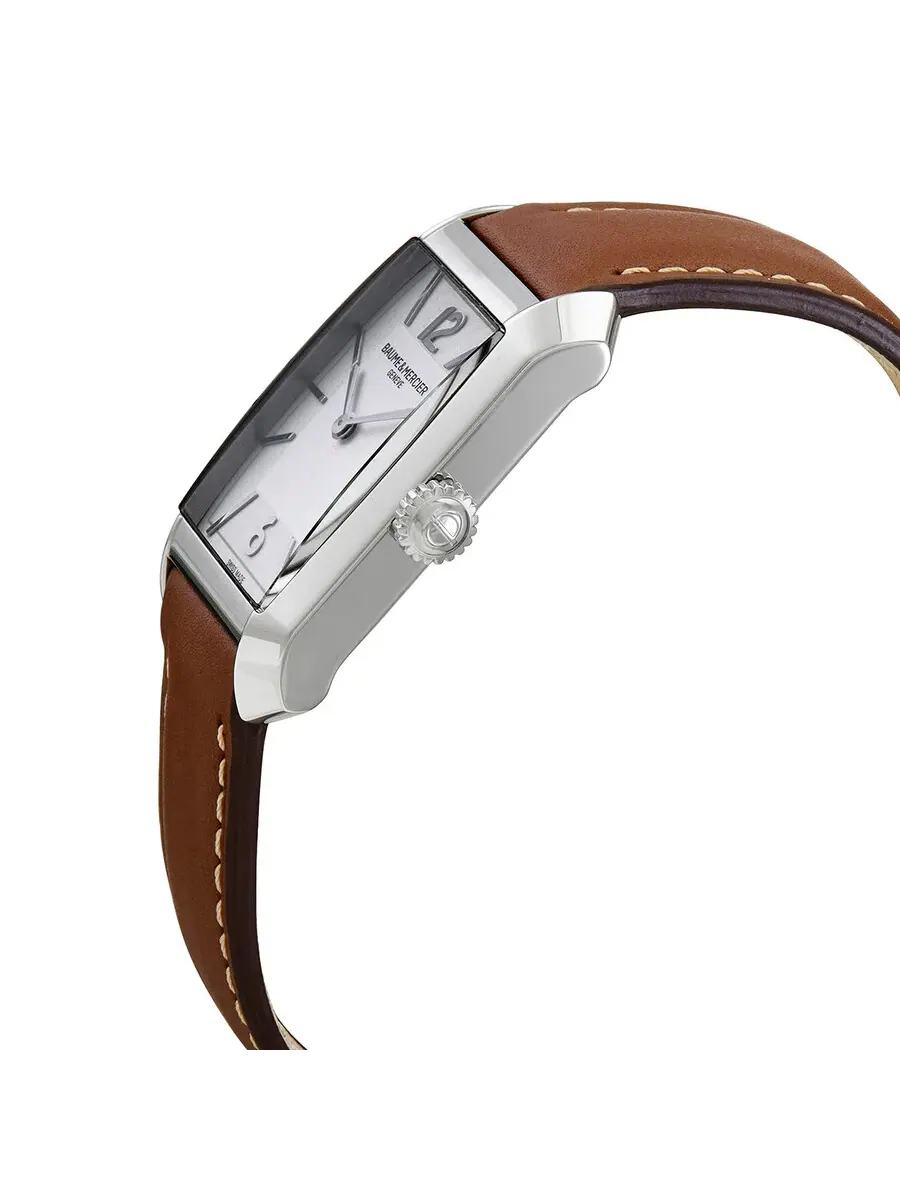 Мужские часы Baume et Mercier Hampton Quartz с серебристым циферблатом M0A10670 — изображение 2 из 3, оттенок серебряный