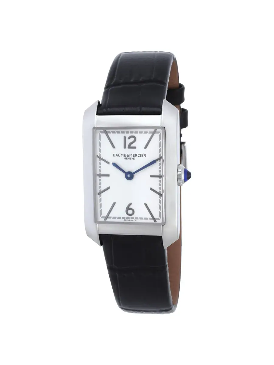 Женские часы Baume et Mercier Hampton с кварцевым механизмом, белым циферблатом, модель 10795